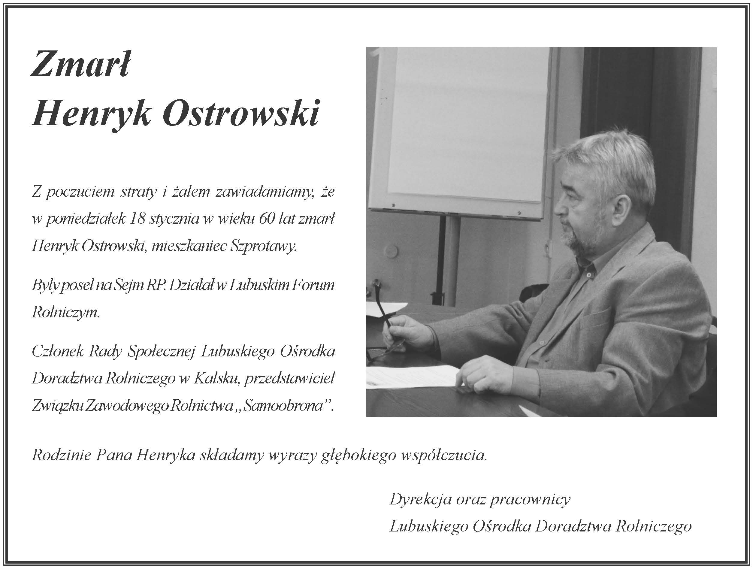 henryk ostrowski