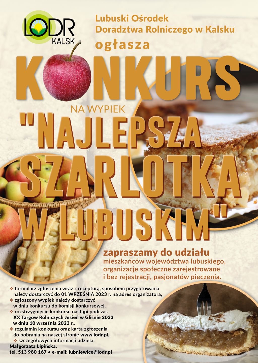 plakat KONKURS SZARLOTKA W LUBUSKIM 01 (002)