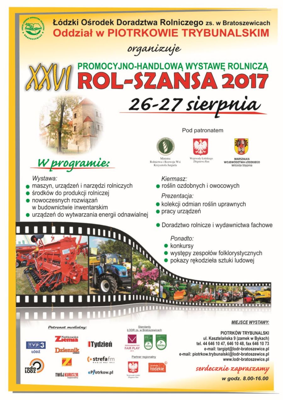 PLAKAT Rol Szansa 2017