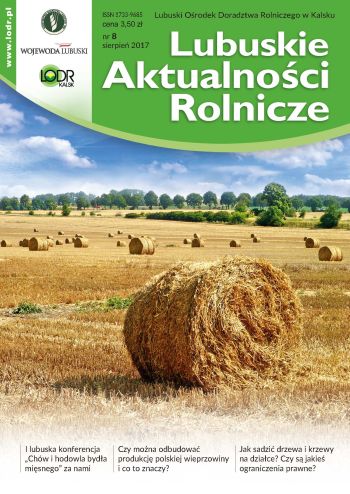 2017 08 Lubuskie Aktualnosci Rolnicze sierpien