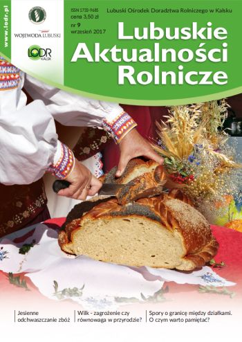 2017 09 Lubuskie Aktualnosci Rolnicze wrzesien