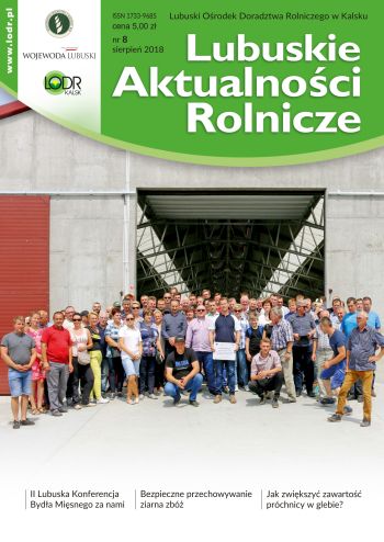 2018 08 Lubuskie Aktualnosci Rolnicze sierpien