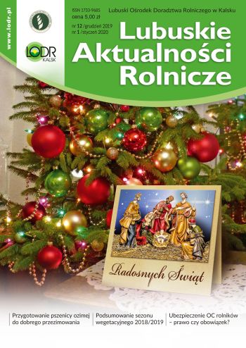 2019 12 Lubuskie Aktualnosci Rolnicze